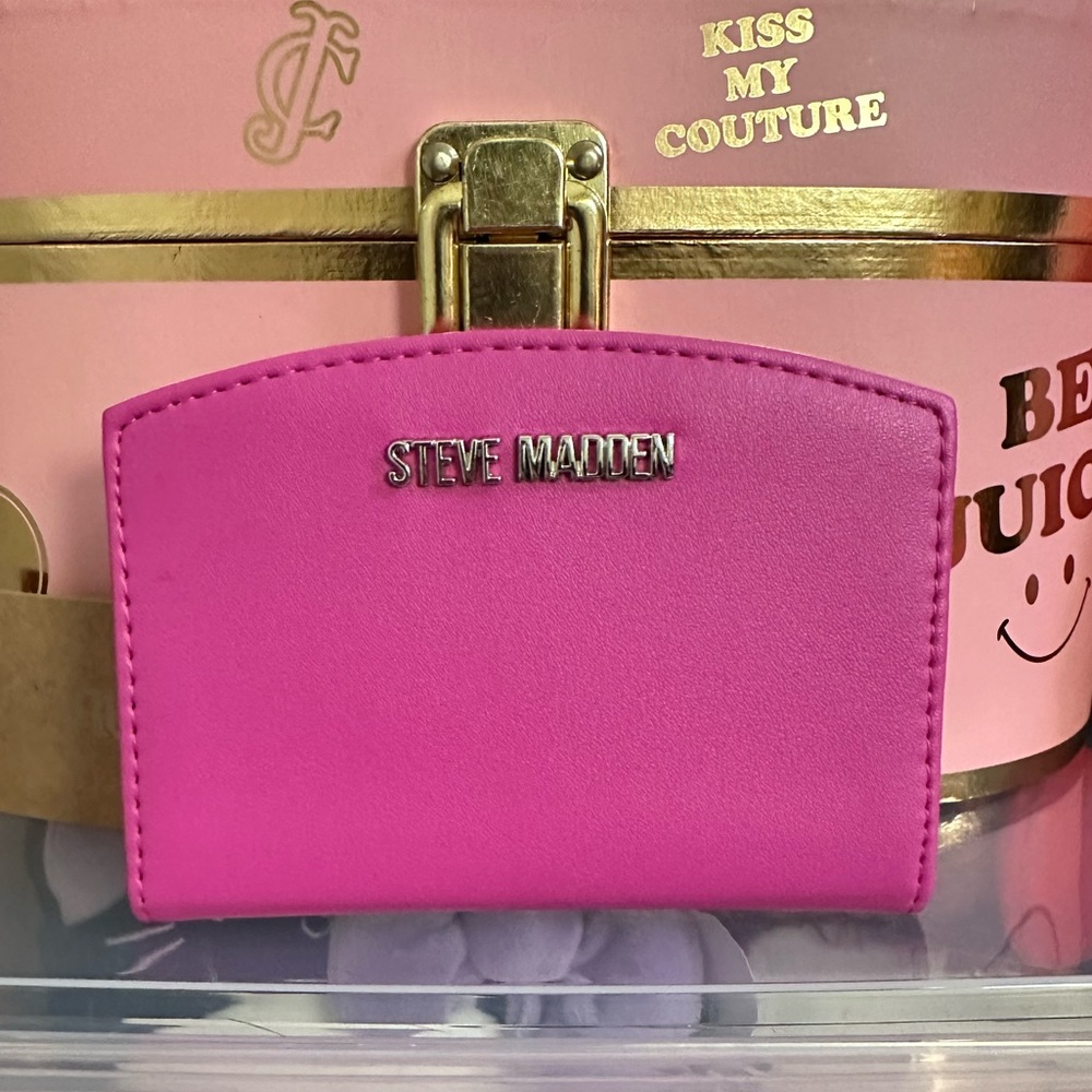 Steve Madden Hyper Pink Card Case